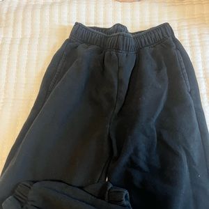 Black sweatpants